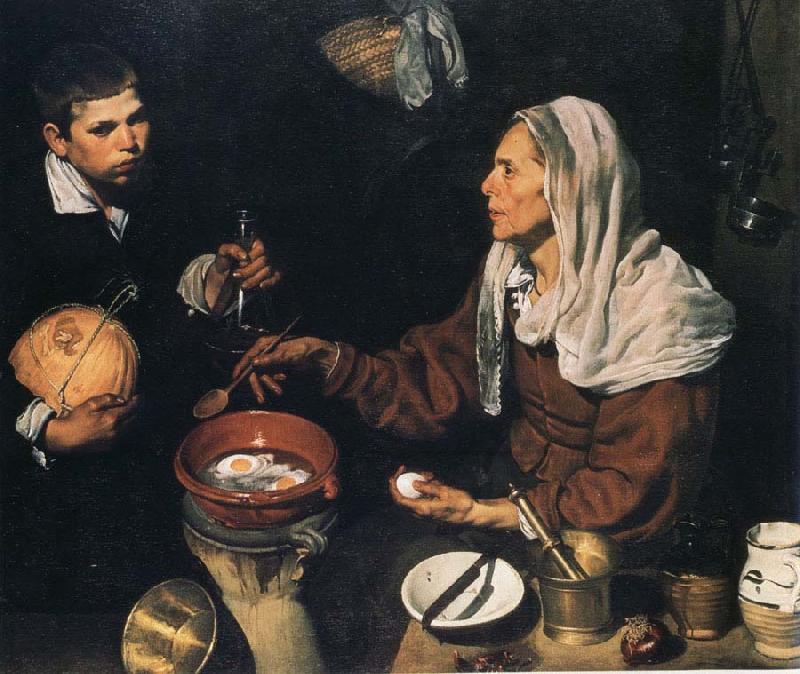 Diego Velazquez Old Woman Cooking Eggs